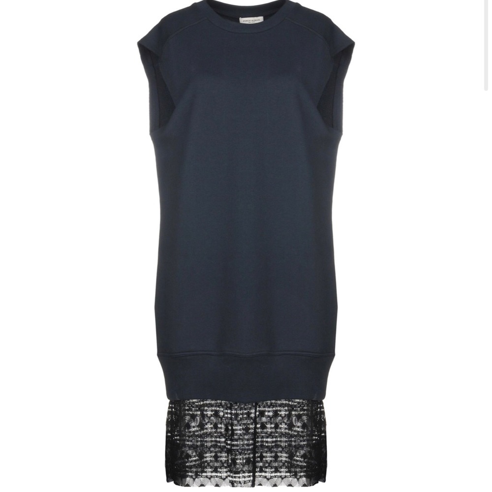 Public School Navy Sweater and Lace Dress